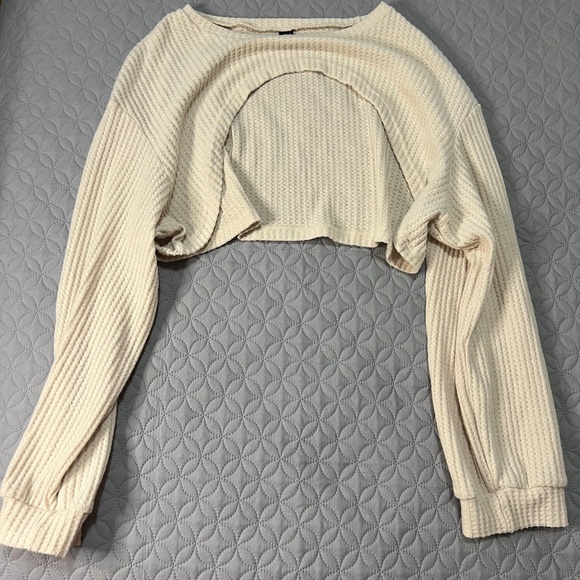 SHEIN- 4XL Crew Neck Cropped Sweater - Picture 1 of 5